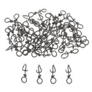 50 Pieces Fast Connecting Clips Fishing  Clips Swivels Connector 10mm