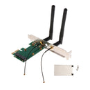 Mini PCIe to PCI-E Wireless Adapter WiFi LAN Card 802.11n/ g/ b with Antennas