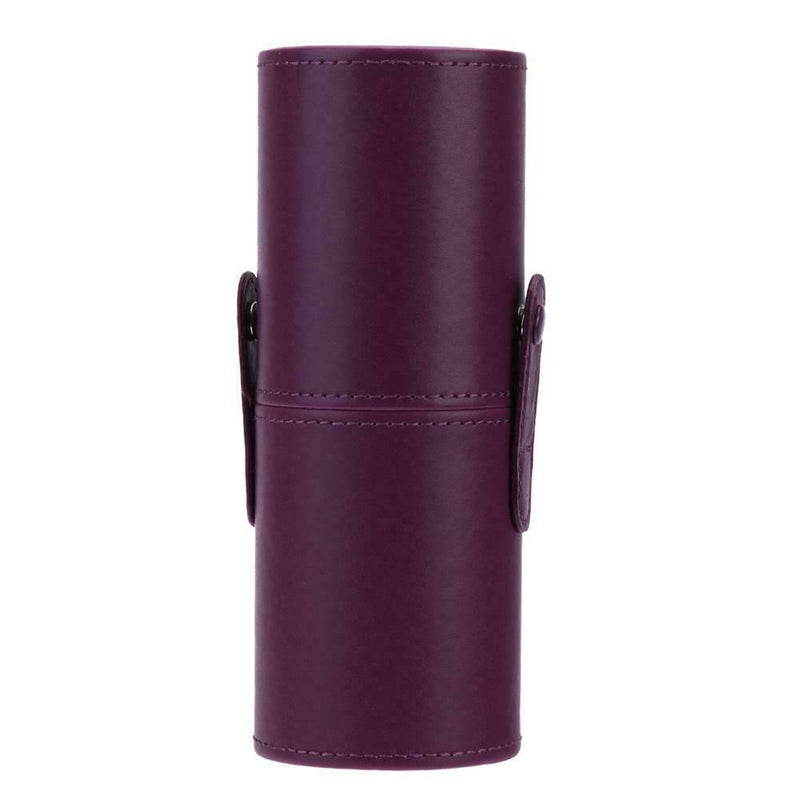 Travel Leather Cosmetic Brush Pen Holder Storage Makeup Empty Holder   A