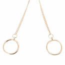 Ladies Armor Chic Chain Harness Double Ring to Wrist Bracelet - Golden