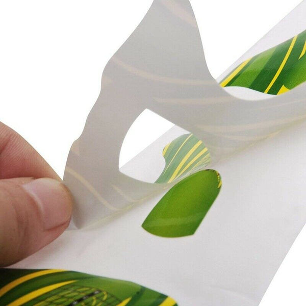 500 pcs Nail Art Acrylic Tip Gel Guide Extension nail style tools Curl form Q5F7