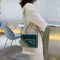 Fashion Women Shoulder Bag Letters PU Leather Flap Messenger Bags (Green) A#S