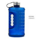 Water Bottle Reusable Drinking Jug Cup Outdoor Bike Sports 2.2L Blue