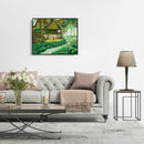 Hand Painted Artwork Frameless DIY Rabbit House Painting By Numbers Craft