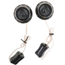 Universal Car Audio Stereo Speaker With Subwoofer Tweeter Black Excellent Timbre