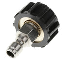 2 Set Brass Quick Release Connector Female M22/14 to 1/4 Male Pressure Washer