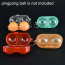 Table Tennis Ball Container Box Hard Plastic Case Ping Pong Ball Storage Box JR