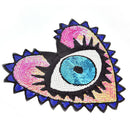 heart-shaped eye sequins embroidery clothing accessories appliqueflower patc JR