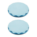 4 Pieces Professional Crystal Glass Glue Pallet Holder Tray For