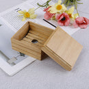Bamboo Soap Dish Wooden Soap Tray Holder Storage Soap Rack Plate Box ContainerME