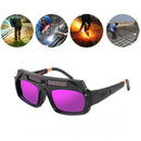 Automatic Dimming Welder Safety Glasses Goggles Anti-Glare Adjustable Frame