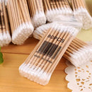 25pack(825pcs) Disposable Cotton Swab Applicator Q-tip Swab Bamboo Handle  CCT