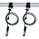 2 pcs  Kayak Canoe Rafting Fishing Rod Oars Elastic  Lanyard Paddle Leas FOE
