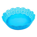 Plastic Butterfly Pattern Kitchen Vegetable Fruits Plate Basket