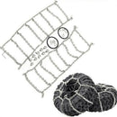 2Pcs Metal 120mm 1.9Inch Tires Snow Chain for 1/10 RC Rock Crawler Traxxas  I7F9