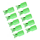 10pcs Squid Jig Hook Protector Shrimp Fishing Jigs Lure Covers Safety Caps Green