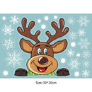 DIY Christmas Stickers Window Glass Decorative Decals Xmas Poster (F)