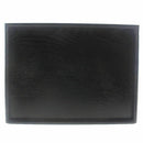 Wooden serving tray tea dishes plate - Black, 39x30x2cm
