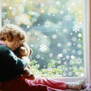 Christmas Snowflake Electrostatic Adsorption Window Stickers New Year DecorSEAU