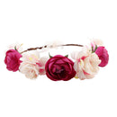 5Pcs Flower Crown Wreath Floral Garland Headbands for Wedding Beach Festival