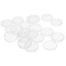 40 Clear Round Capsules Coin Holders Case Acrylic Portector for 40mm Applied