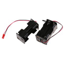 2 Pieces AA Battery Holder Case Slot Holder Plastic Storage Box for RC Parts