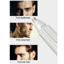 Nose Trimmer Ear Hair Trimmer Battery Operated Stainless Steel Dual-Edge Bl