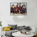 Diamond Painting Full Drill Square Monkey Diamond Embroidery Animal Rhinest