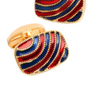 2 Packs Cufflinks Men's Shirts Jewelry Gift for Suits Jacket