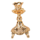 Present Tea Light Candle Holder Candlestick Festive Holidays Decor Golden S