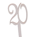 1-20 Wedding Table Number Holder Basic for Wedding Home Decoration Pack of