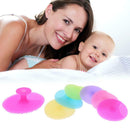 Silicone Cleaning Powder Brush Portable Face Hair Washing Brush Makeup Tool A