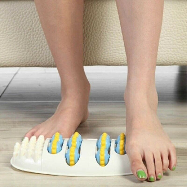 Roller Wheel Feet Massager Foot Acupuncture Point Massage Roller Health Mas T7G5