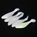 45pcs/lot Soft Fishing Baits Lead Head Hooks Simulation Lures Tackle