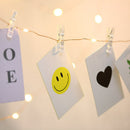 4xLED Light String w/ Clear Photo Clips for Indoor/Outdoor Decoration 50led