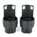 13 Pin To 7 Pin Plug Adapter Car Trailer Truck Caravan  Towbar Socket ConvJC&j