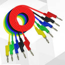 P1036 5Pcs/Set 4Mm Banana Plug To Alligator Clip Multimeter Test Cable Wire