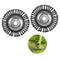 2Pcs 6'' Rotary Steel Wire Weed Brush Lawn Mower Garden Tool Trimmer Cutter
