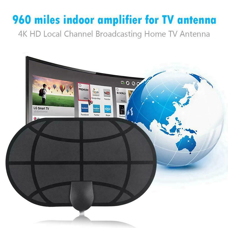 960 Miles 1080p 4K HD HDTV Antenna Signal Receiver Amplifier for Digital TV SN9F