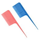 2x ABS Weave Highlighting Foiling Hair Comb Highlight Hair Combs Brush