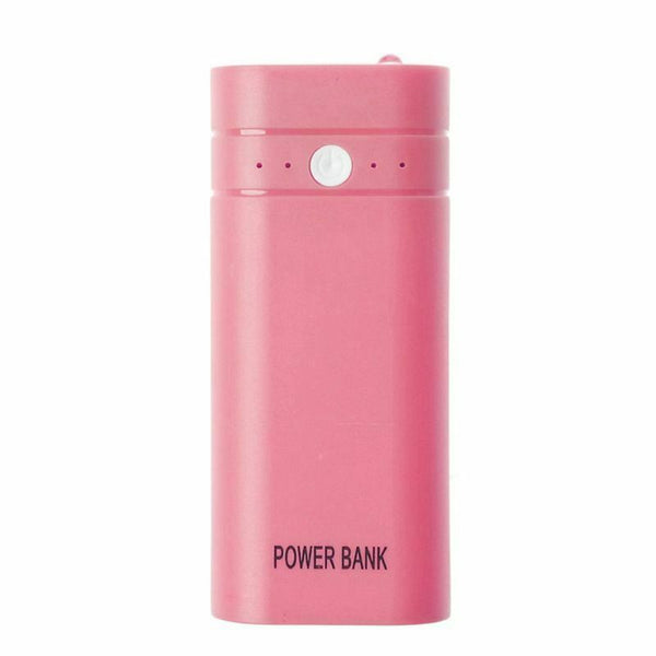 5600mAh Mini USB Port 2x 18650 Battery Charger Holder Power Bank Box Shell  T9Y9