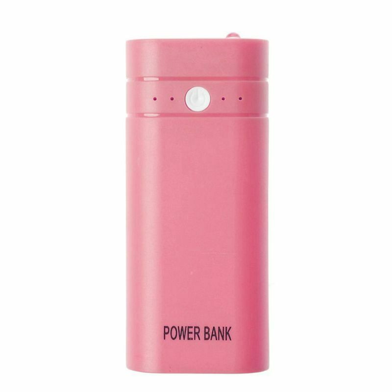 5600mAh Mini USB Port 2x 18650 Battery Charger Holder Power Bank Box Shell  T9Y9