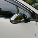 Abs Chrome Car Rear View Mirror Protection Covers Rearview Mirror Stickers  L5Q7
