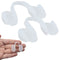 2pcs Dental Mouth Guard Bruxism Splint Teeth Grinding Sleep Aid Braces Tool 3C