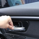 2Pcs Carbon Fiber ABS Interior Door Handle Bowl Cover Trim for BMW 3 4 Seri P7U1