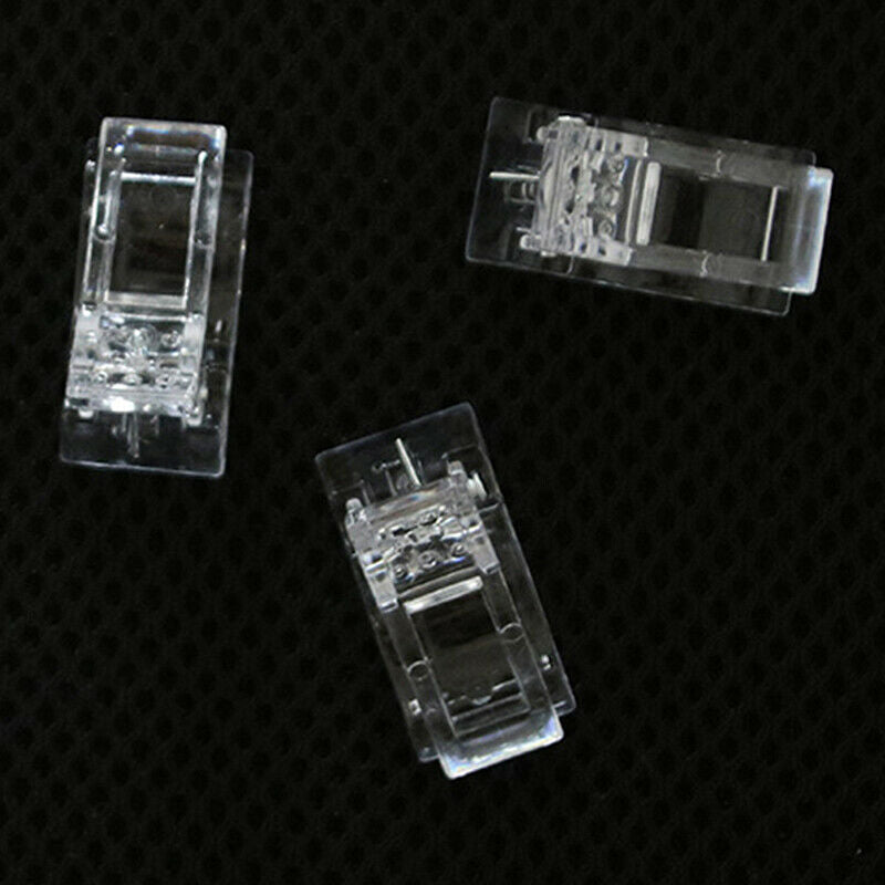 5PCS False Nails Mold Tools Clip UV Gel  Nail Mold Fixing Clip Nail Art TS Ew