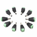 10pcs 5.5mm x 2.5mm CCTV camera DC Power Male Jack Connectors RI VGCANMCA TOCA