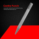 Automatic Centre Punch Anti Slip Knurling Handle Steel Metal Drill Tool