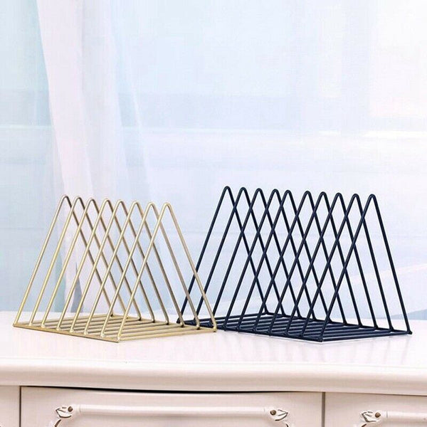 Nordic e simple wrought iron desktop storage rack shelf file magazine stora B2L6