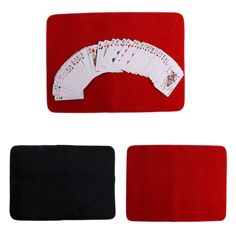 Game Card Trick Poker Deck and Pad Mat Magical Prop for Party Show Magician
